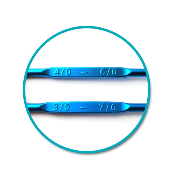 Needle Crafters Crochet Hooks 4 Sizes #3/4/6/7 - Picture 3 of 4